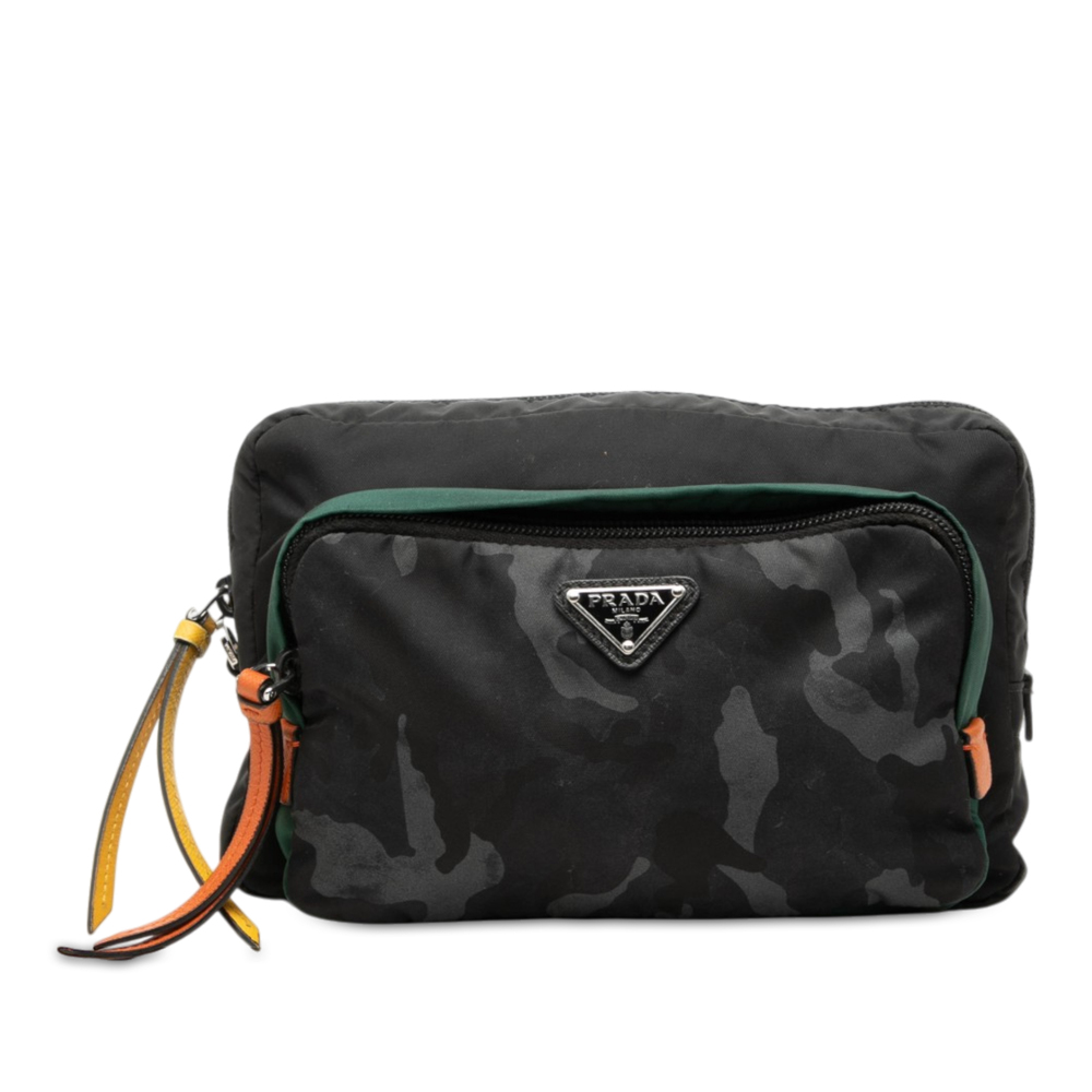 Pre-Loved Prada Tessuto Camouflage Pouch
